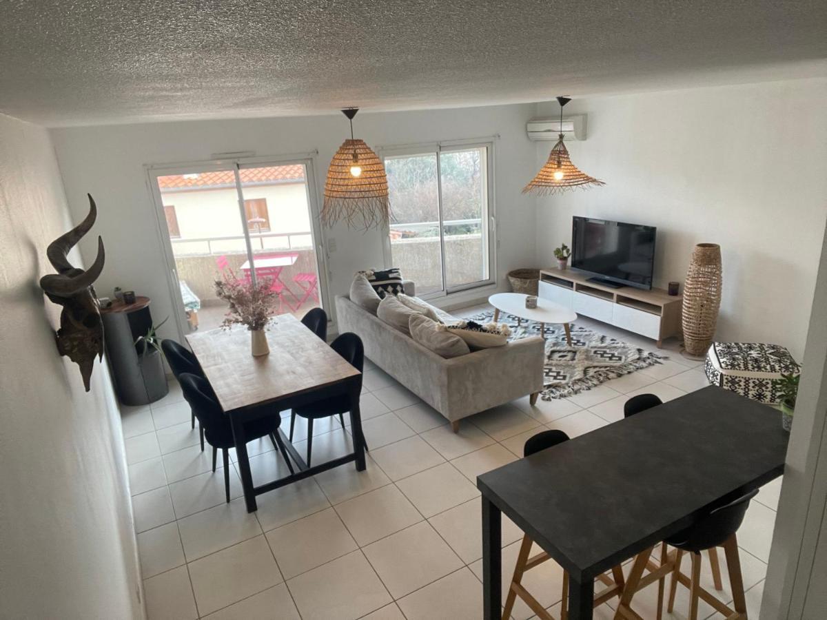 Appartement T3 Climatise,Balcon, Classe 3 Etoiles Le Boulou Dış mekan fotoğraf